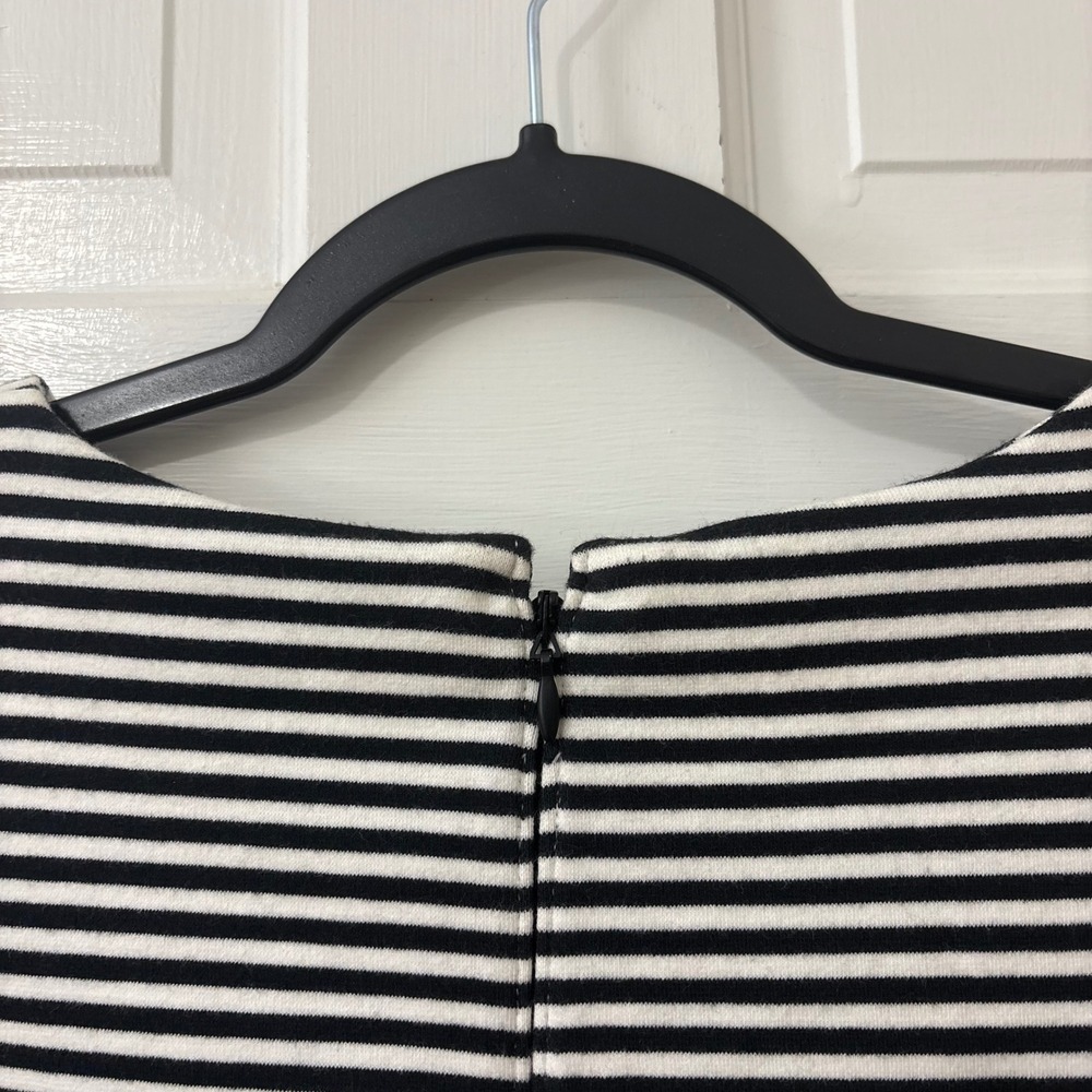Kate Spade Saturday Striped Sheath Dress 12 Cotton Career Nautical French Girl - Picture 4 of 7